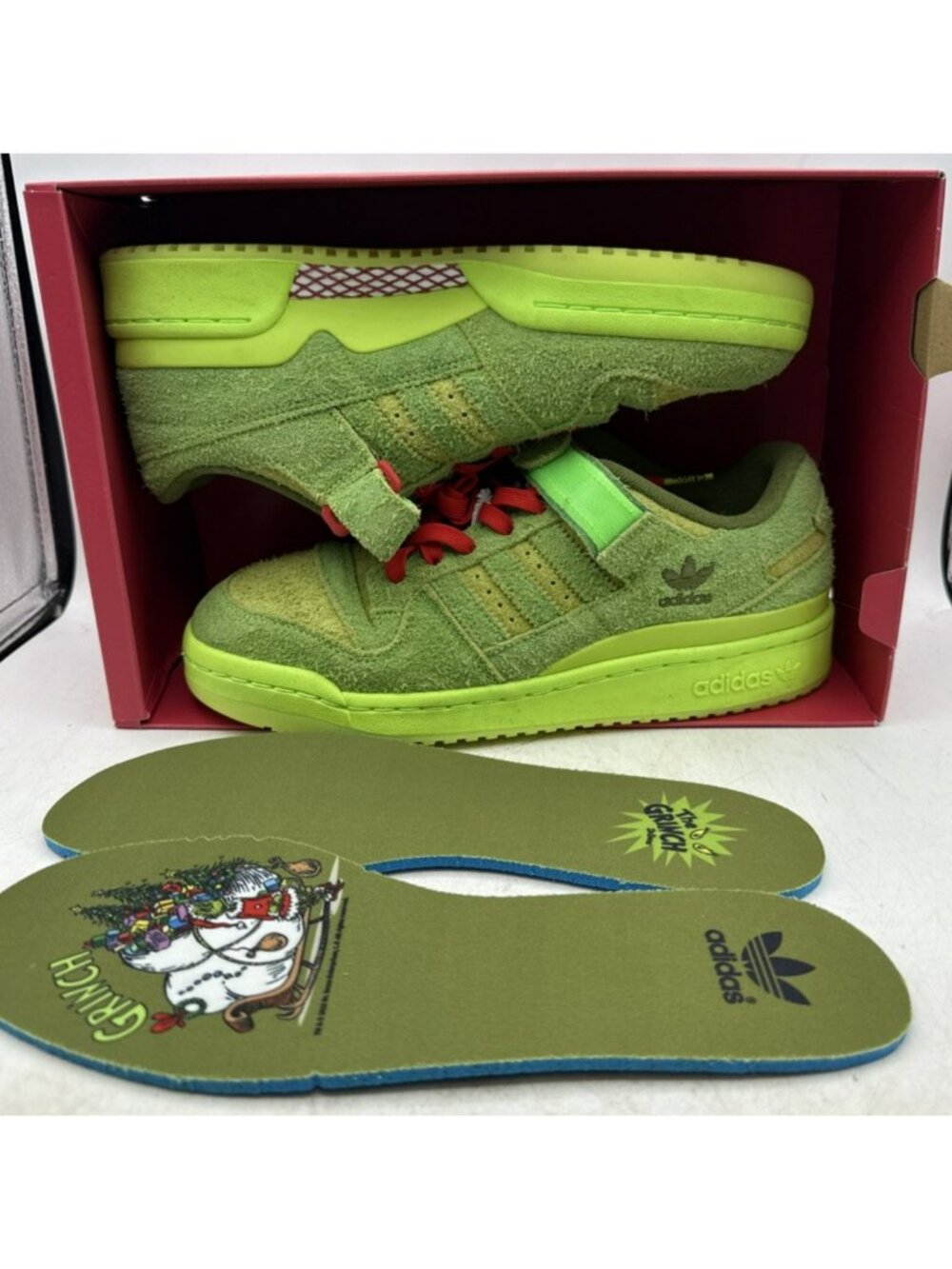 Adidas Forum Low the Grinch OPT1 Size 8 Men Size 9 Women’s - Picture 1 of 16